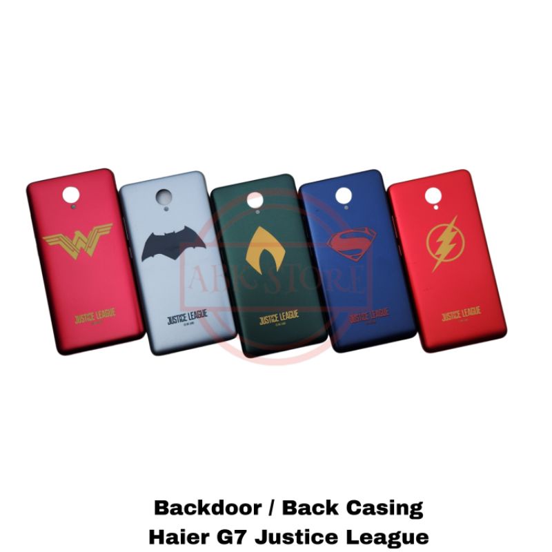 TUTUP BELAKANG BACKDOOR BACKCOVER BACK CASING HAIER G7 JUSTICE LEAGUE EDITION