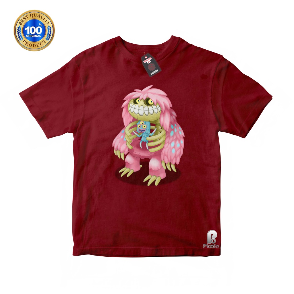 BAJU ANAK KAOS ATASAN ANAK MOTIF KARAKTER MY SINGING MONSTER UNISEX Bahan COTTUN (FREE NAMA)