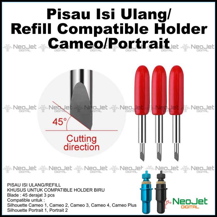 

Pisau Isi Ulang Refill Blade Compatible Holder Cameo Portrait