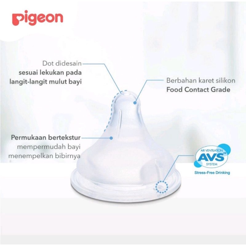 Pigeon Botol Susu PP Wide Neck 240ml (3M+)