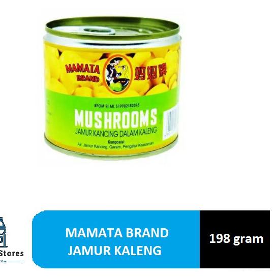 

Terlaris Jamur Kaleng Mamata Brand Mushroom 198 Gram