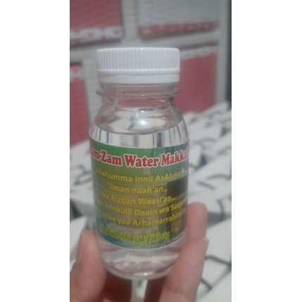 AIR ZAMZAM ASLI 100% BOTOL 80 ML |AIR ZAMZAM  ASLI BARCODE |OLEH OLEH HAJI DAN UMORH.