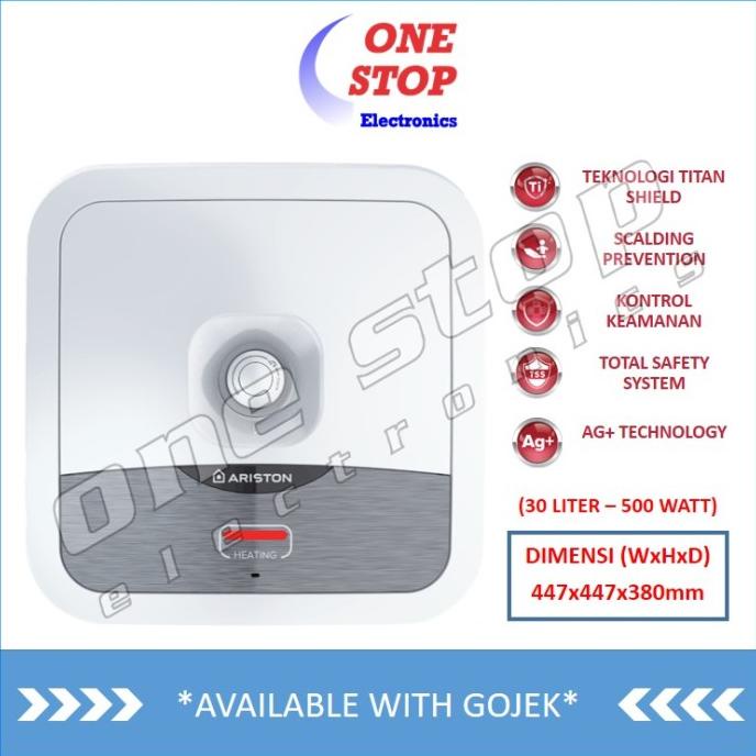 ARISTON AN2 30 R / AN2 30R / Andris2 R Water Heater 30 Liter 500 Watt