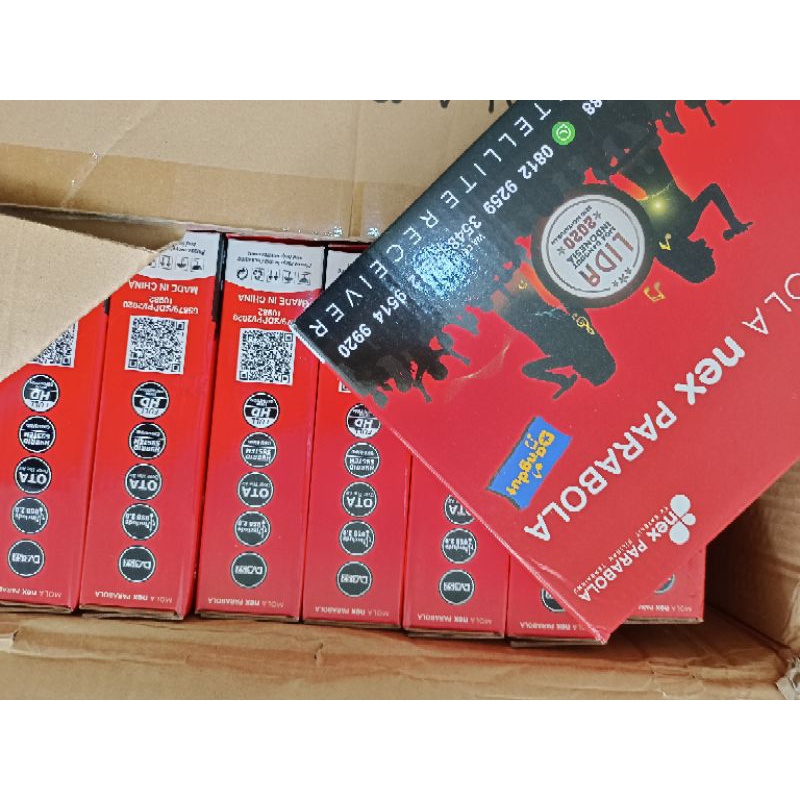 RECEIVER NEX PARABOLA MERAH SUPORT PIALA DUNIA LIGA 1