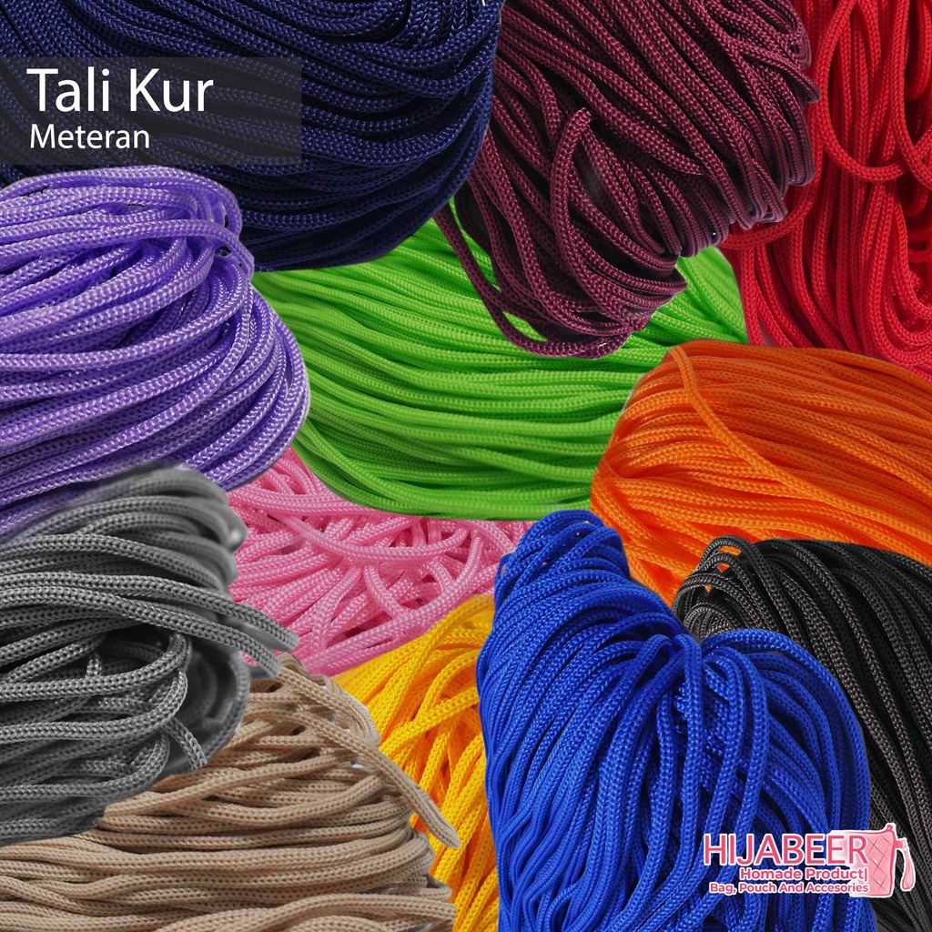 Tali Kur 3mm (10meter) Aksesoris Tas Sepatu dan Gelang