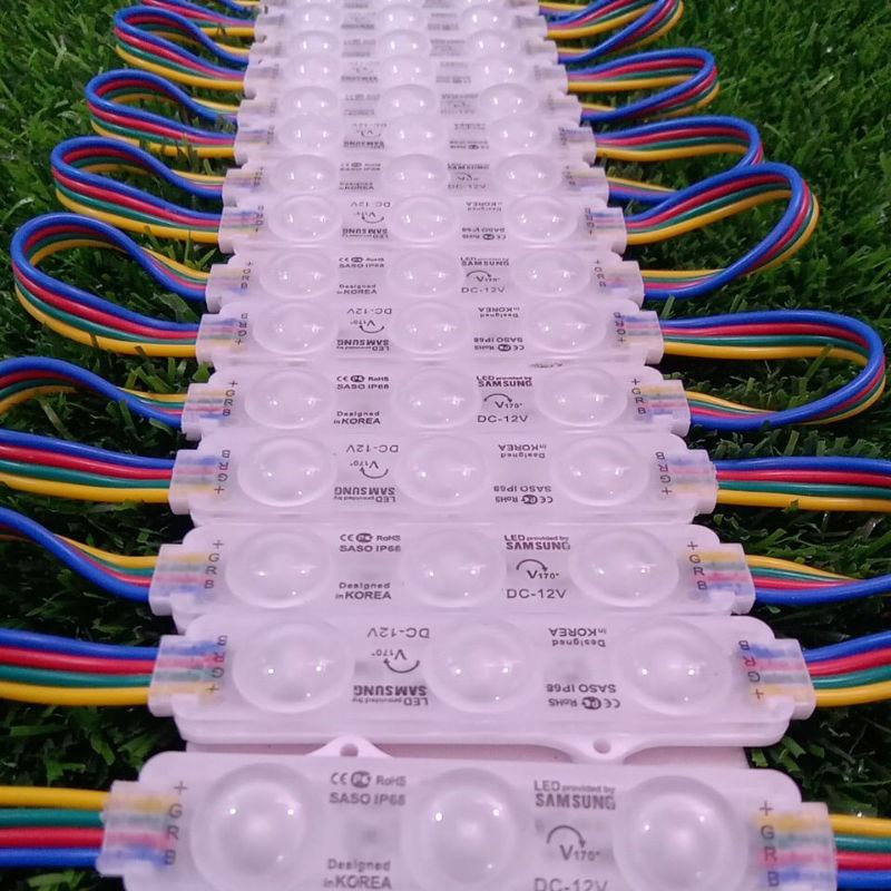 (20 pcs ) LED MODUL SAMSUNG RGB 0.72W DC12V
