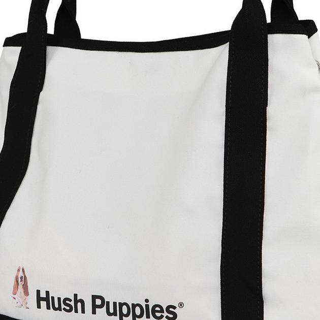 Hush Puppies Canvas Tote Bag 2 In White