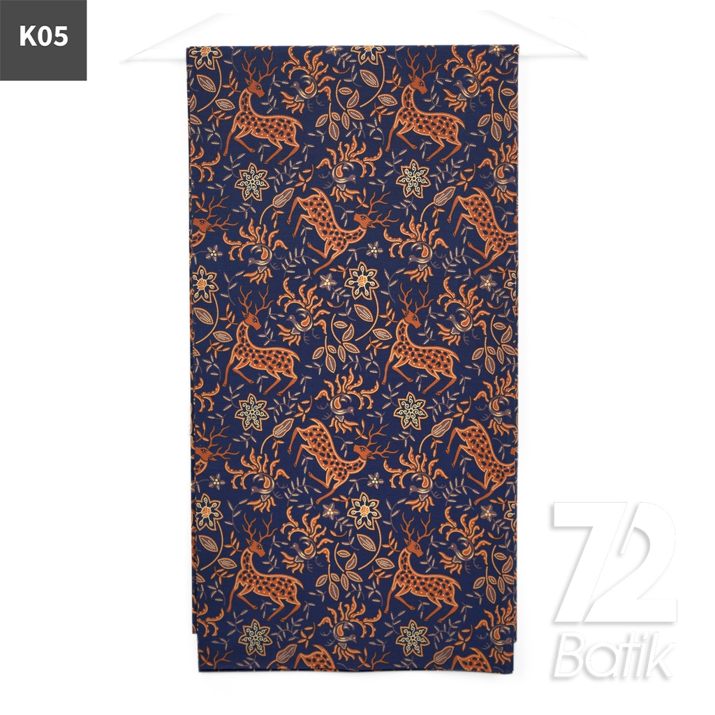 KAIN BATIK PREMIUM Bahan Katun Motif Rusa Kutub Warna Tosca 723056 Cap 72IL Jarik Jarit Samping Kebat Panjang Batik Katun Modern Premium Bahan Seragam Batik Pernikahan Kantor Keluarga Murah Kamen Jadi Batik Bali Lembaran