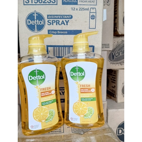 Dettol Bodywash Botol sensitiv dan original 625ml