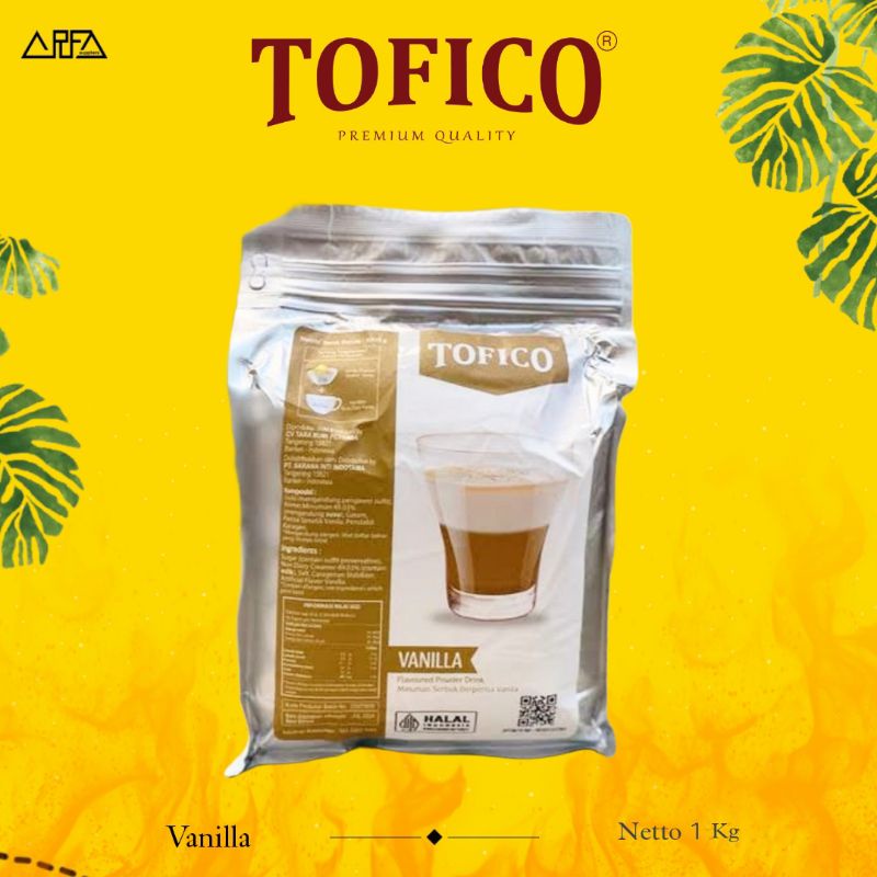 

Powder Tofico Vanilla 1 kg - Bubuk Minuman Premium Rasa Vanilla