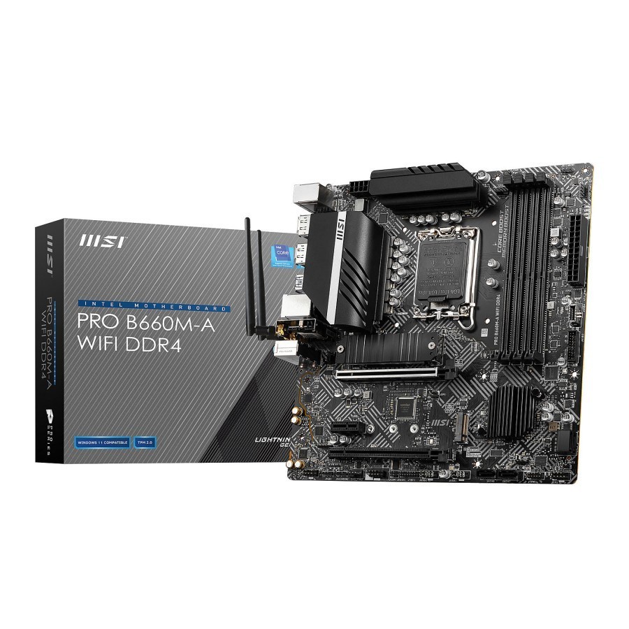 Motherboard MSI PRO B660M-A WIFI DDR4 (LGA1700, DDR4, USB3.2)