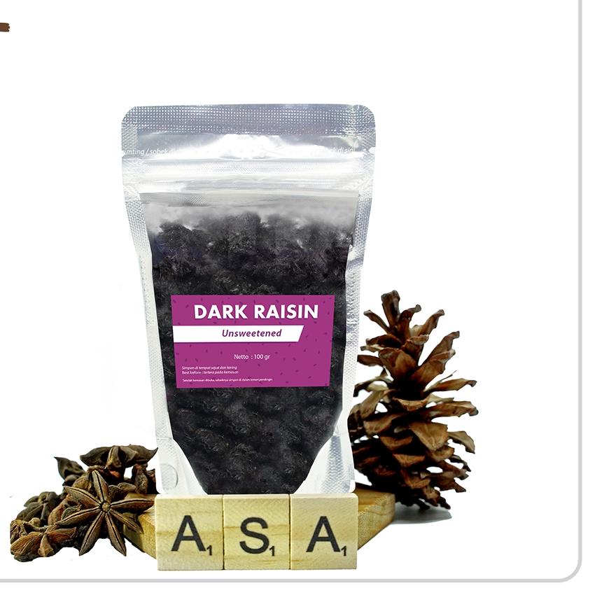 

4.4 STOK READY Dark Raisin / Kismis Hitam 100 gram