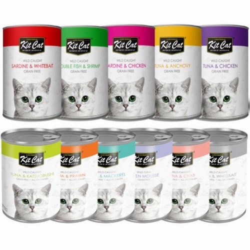 EXPEDISI KIT CAT KALENG 400 gr ALL VARIAN PAKET 1 DUS (24 KALENG) WET FOOD MAKANAN BASAH KUCING