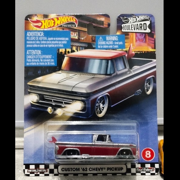 Hot Wheels Premium Custom 62 Chevy Pickup Boulevard Mix B Hotwheels