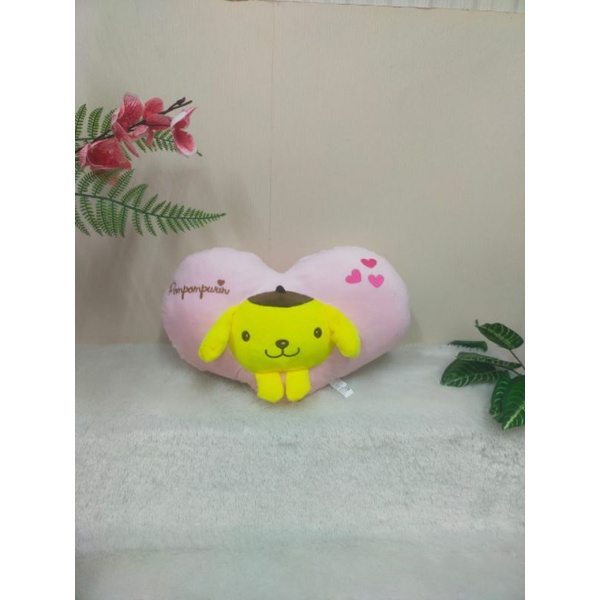 Bantal Hati Boneka Kuromi/Chinamorol/Kirby/Pompompurin