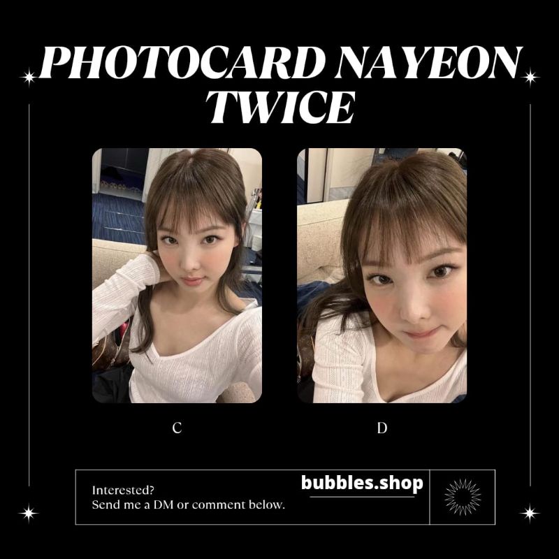 PHOTOCARD UNOFFICIAL NAYEON TWICE SELCA