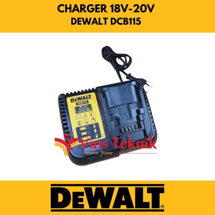 Charger For Cordless Dewalt 18V Dcb115