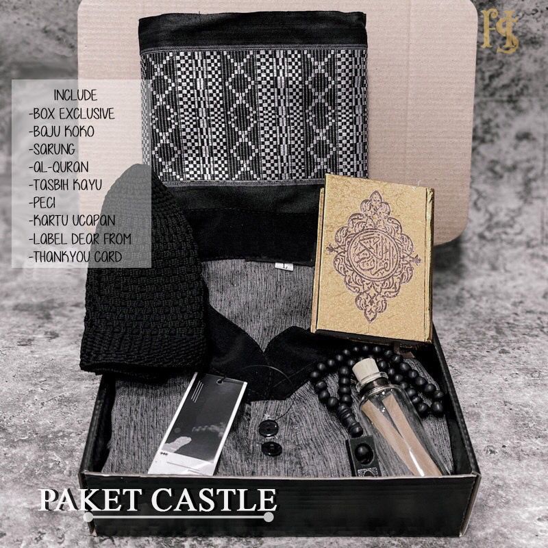 

HAMPERS GIFT BOX COWOK / HAMPERS ULANG TAHUN COWO / HAMPERS KADO ULANG TAHUN JUM'AT EDITION / HADIAH ULANG TAHUN COWOK BLACK EDITION / PAKET ANNIVERSARY/ HAMPERS WISUDA PRIA / SOUVENIR / KADO ALAT SOLAT