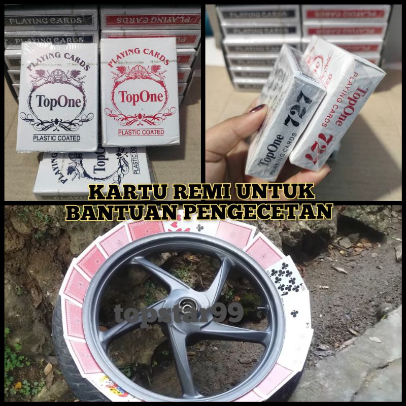 Kartu Remi TopOne Untuk Membantu Proses Pengecatan Pilox Cat Velg