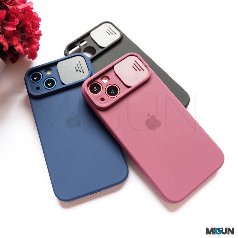 (3) Slide Premium Silicone Case for iPhone 11 12 13 14 PLUS MINI PRO PROMAX X XS XR XSMAX 7 8 SE2020 7plus 8plus