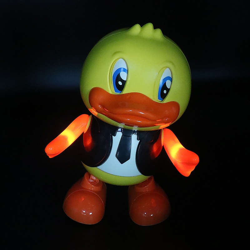 Mainan Anak DUCK GENTLEMAN Bebek Goyang Bebek Nari Dancing Duck Lampu