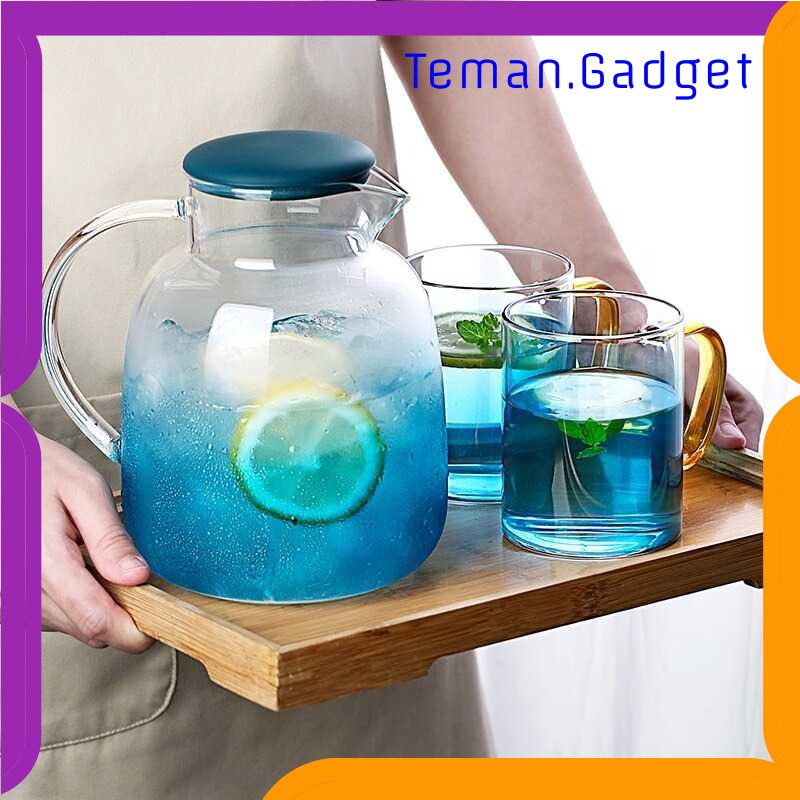 TG - DPR Leng Shui Hu Teko Pitcher Teh Kopi Borosilicate Glass 1738ml - TP-966