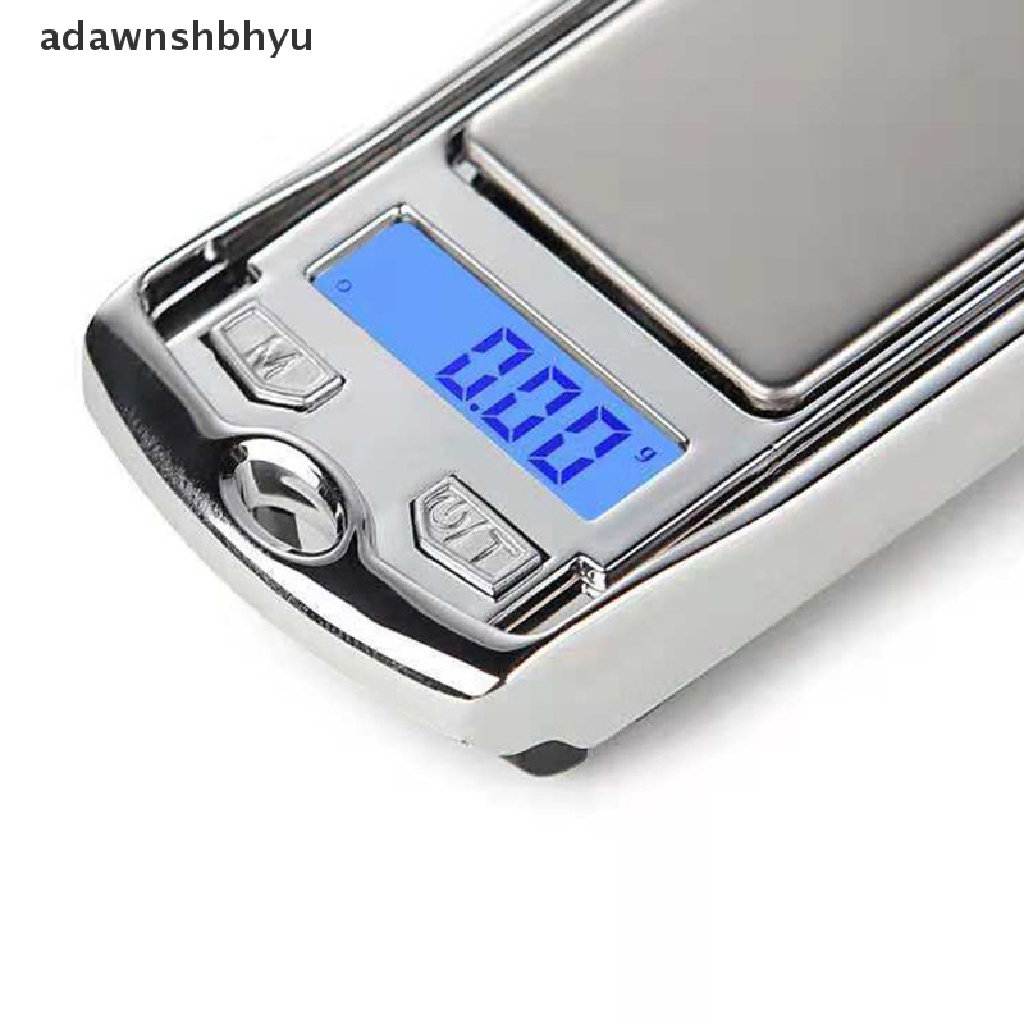 Adawnshbhyu Timbangan Saku Digital Mini Portable 200g/100g 0.01g Perhiasan Emas Sterling Gram ID