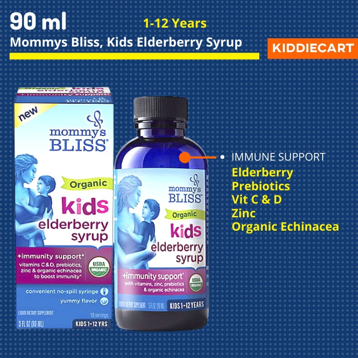 Mommys Bliss Elderberry Prebiotic Vit C Vit D Zinc Vitamin Anak Imun