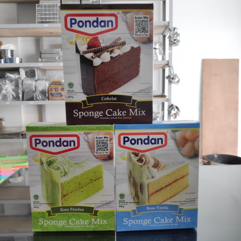 

Pondan Sponge Cake Mix 400 gram