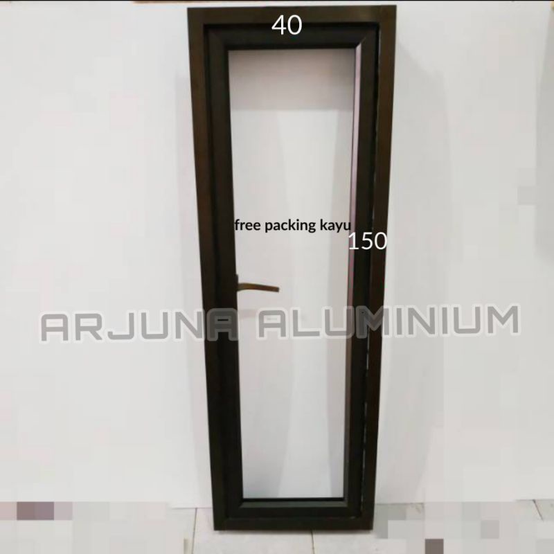 Jendela Aluminium Casement 1 Set 150x40