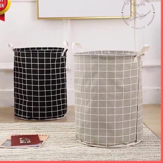 Baru [GOS] - C205- Keranjang Laundry Bag Motif - Keranjang Laundry / Keranjang Baju Kotor