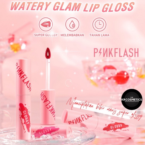 Pinkflash Watery Glam Lip Gloss glossy Shiny 2,3 gr