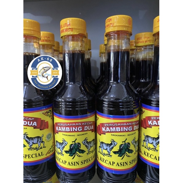 

Kecap asin botol kambing dua 320 gr exp nov 2027 / kecap asin singkawang