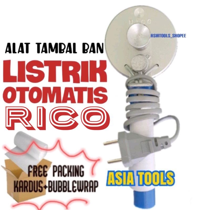 Neo Pemanas Alat Tambal Ban Listrik OTOMATIS ORI RICO / HOT PRESS / Alat Tambal Ban ELEKTRIK