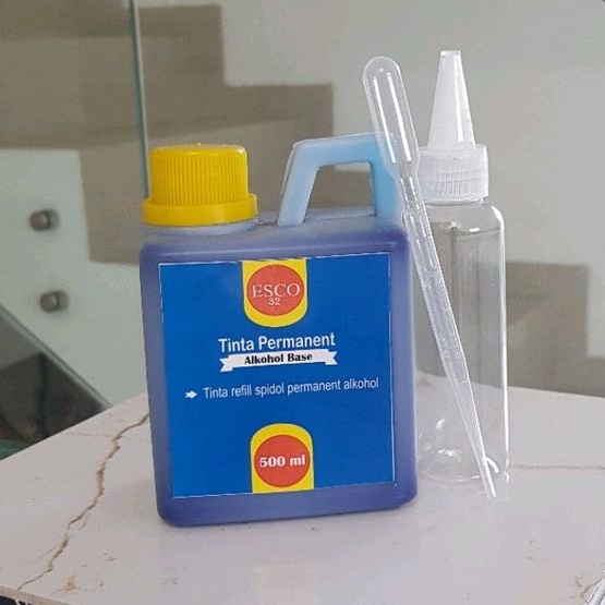 

tinta permanen biru alkohol base 500ml