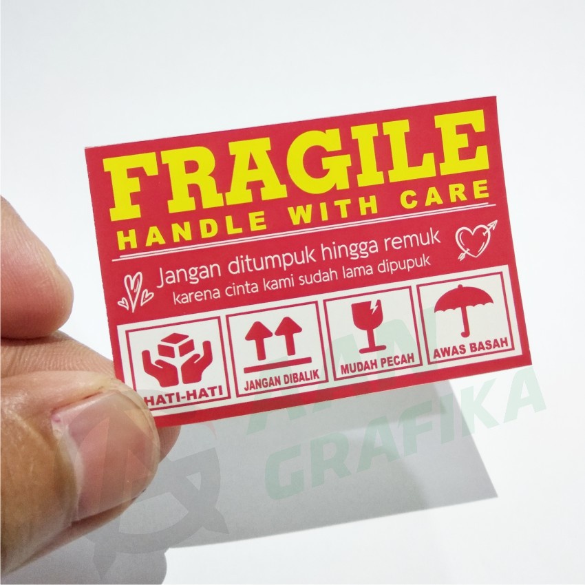 

Striker Fragile Murah Berperekat Tinggal Tempel Best Seller