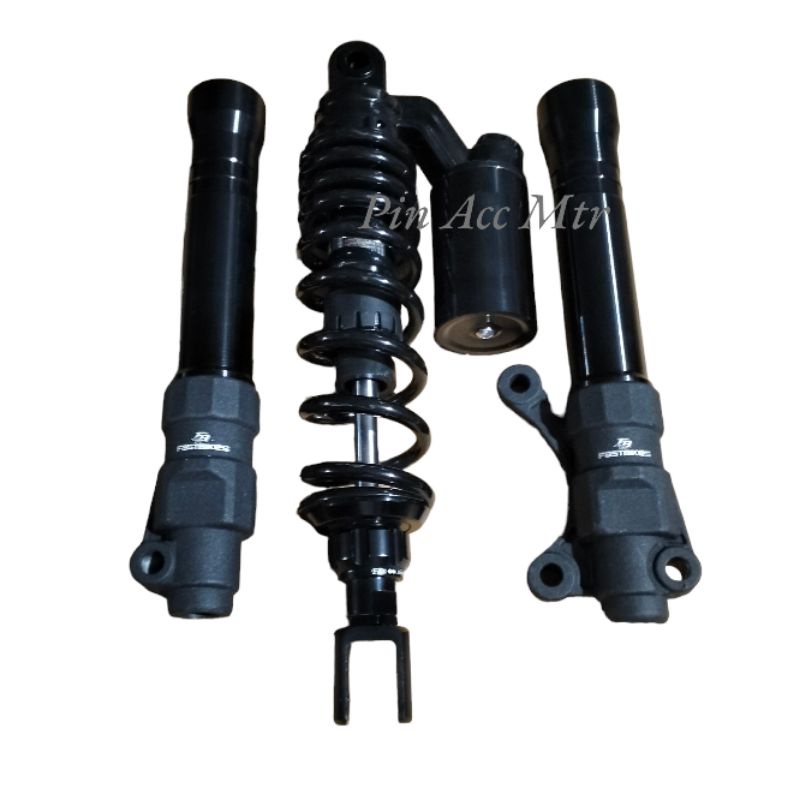 PAKET VARIASI SHOCK DEPAN/BELAKANG G PLUS DBS BEAT VARIO SKOOPY/MIO GT M3 SOUL DLL FINO DLL