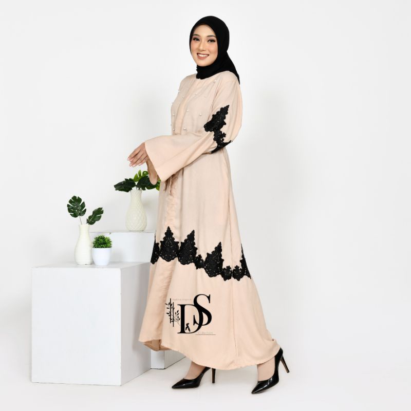 aBaya AMIRAH renda PRADA payet mutiara | abaya RENDA PRADA