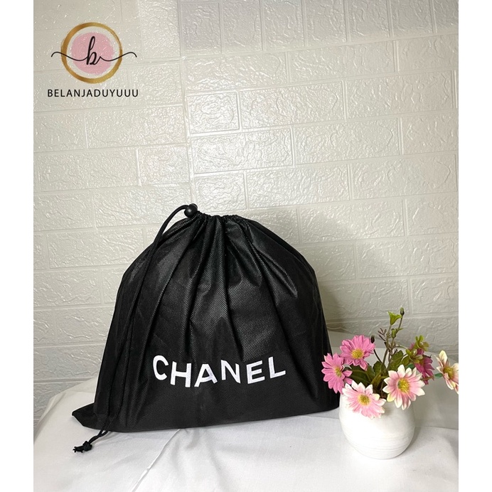 Dustbag Chanel (READY STOCK JKT ) Pengganti Sarung Tas Pelindung Debu Serut Dust Bag DB Branded