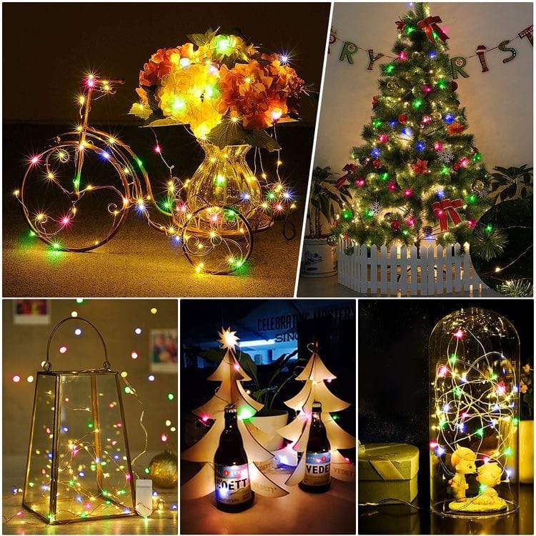 Jual Lampu Tumblr Natal Kawat Rainbow Lampu Hias Pohon Natal Lampu