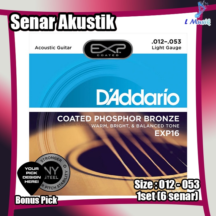 EXP ORIGINAL SENAR GITAR D ADDARIO AKUSTIK BRONZE-ACOUSTIC GUITAR STRINGS