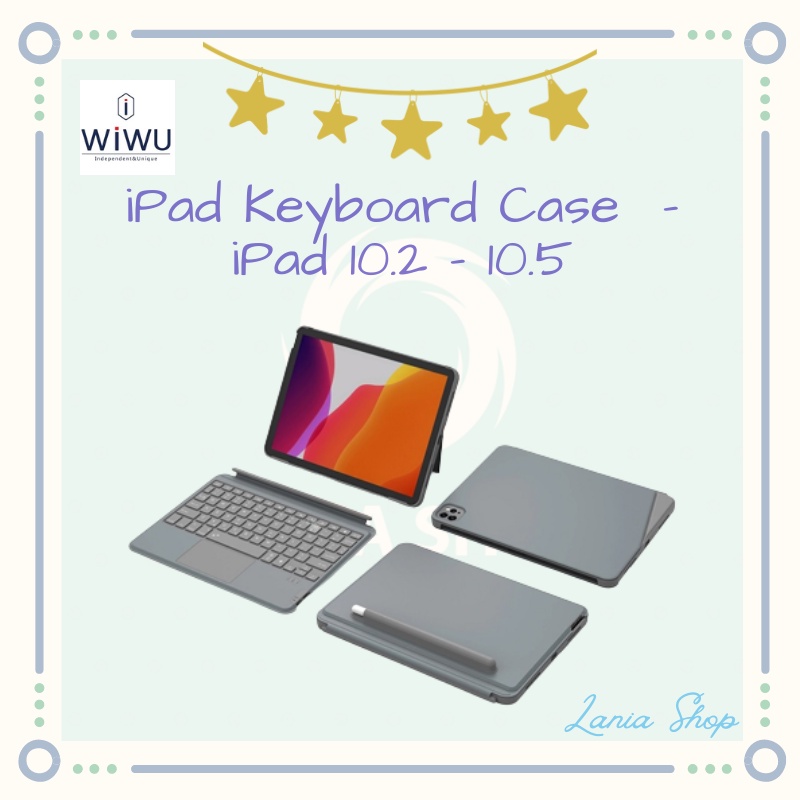 WIWU Combo Touch iPd Keyboard Case - for iPd 10.2 - 10.5