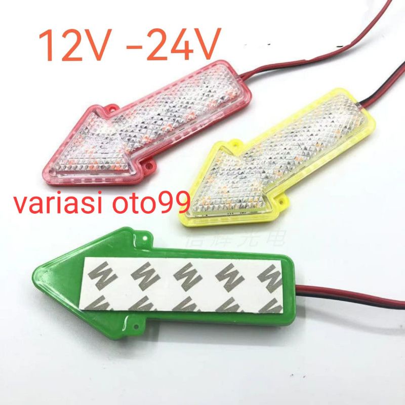 Lampu Modul Led Panah Mobil Motor 18 LED 9W SMD 2835 lampu Modul Panah