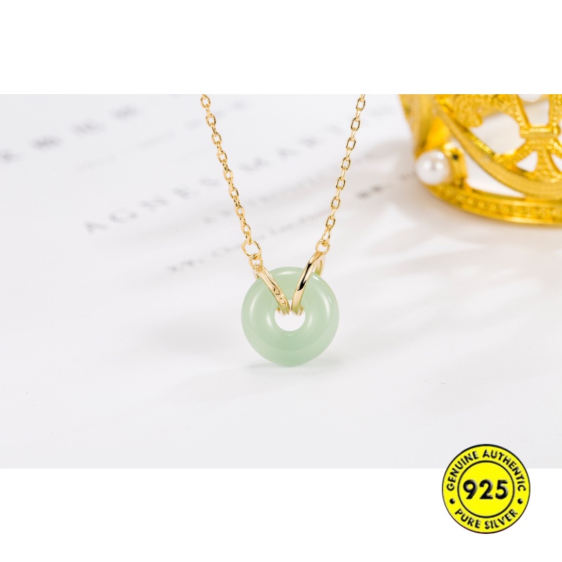 Kalung Gesper Hetian Peace Emas 18K Perempuan U1499