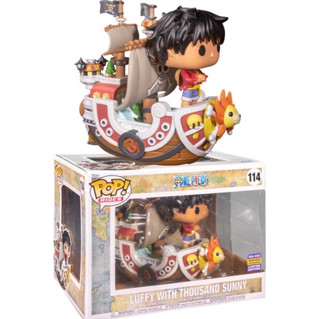 Funko Pop Rides CCXP Animation One Piece - Luffy with Thousand Sunny
