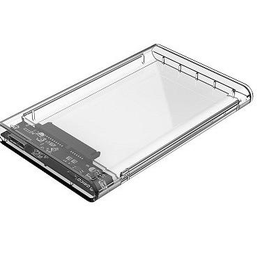 Kirim Sekarang.. Casing harddisk eksternal 2.5 sata usb 2.0 nyk transparan - case hdd enclosure tran