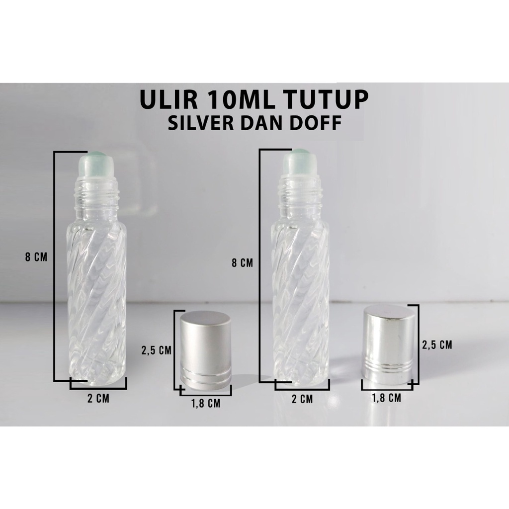 Botol ulir roll on 10ml/botol kosong parfum