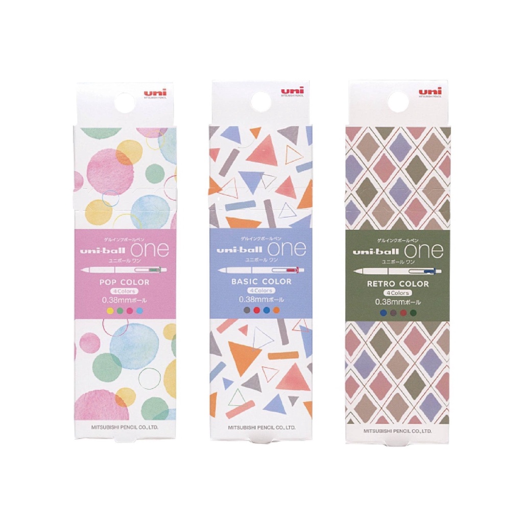 

Uni-Ball One H 0.38 mm Gel Pen Limited Assorted Color H.UMNS38