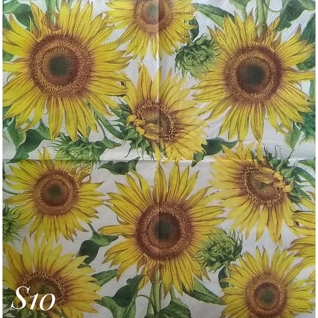 

Napkin Eropa Sunflower S10 / Tissue Decoupage