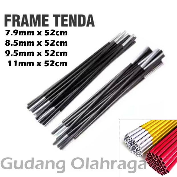 Frame Tenda Fiber Asli / Frame Untuk Rangka Batang Bingkai Tenda Camping Dome